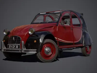 Citroen 2CV Free 3D model