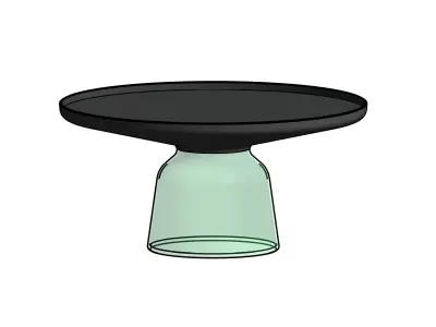 Coffee and Side Table Revit Family Pack 3D model