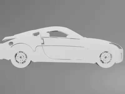 Nissan 350Z - Keychain 3D print model