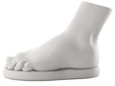 Plaster figure of the foot of Hercules 3D model