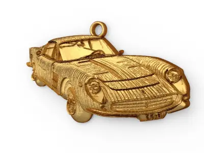 car pendant-03 printable jewelry 3D print model