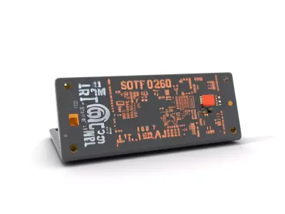 Black Circuit Board model pack Low-poly 3D model