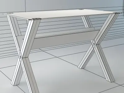 Glass Table 3D model buy