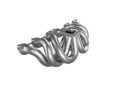 RB26 Equal Length T4 Single Turbo Manifold Mockup 3D print model