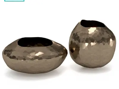 EG Edge metal vase 3D model