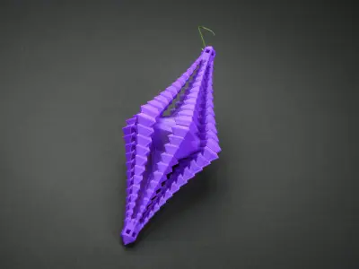 Crystal Facet Ornament Free 3D print model