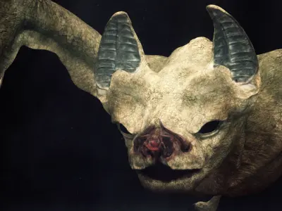 Vampire Bat Creature 3D model