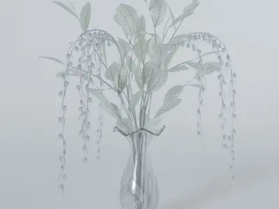 Winter bouquet 3D model