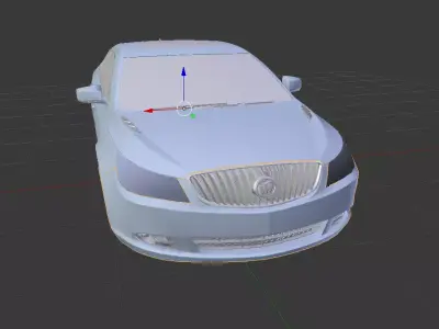2013 Buick LaCrosse Free low-poly 3D model