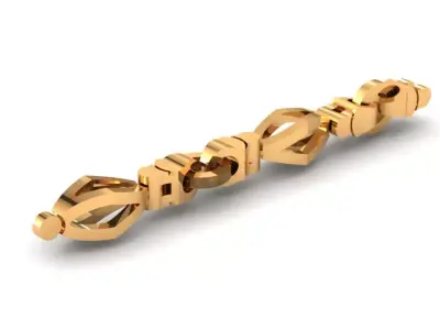 Eslabon para cadenas chain link E2016-6 3D print model 3D print model