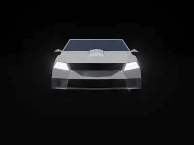 lowpoly car Low-poly 3D model buy