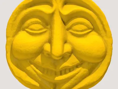 Moon Face 6 3D model