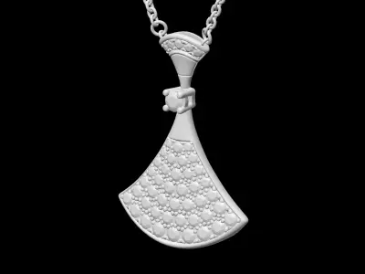 BULGARI - DIVAS DREAM - NECKLACE - LARGE WITH DIAMONDS 3D print model