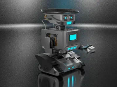 robot Free 3D model