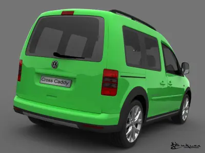 Volkswagen Cross Caddy 2013 3D model