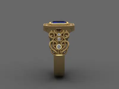 Women Ring 3D print model