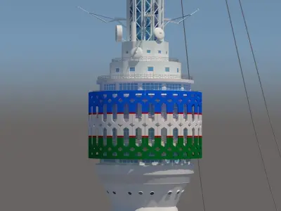 Tashkent TV Tower 3D model