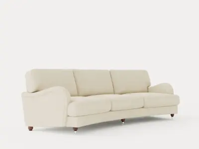 Howard Luxury 4 Seater Sofa Swung Beige 3D model