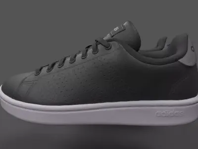 Casual shoe Low-poly 3D model