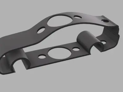 TOOTHPASTE BRUSH HOLDER CAR DESIGN Free 3D print model