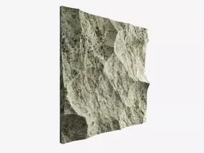 340-RockPanel piece of rock 3D model