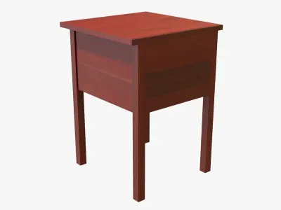 Bedside table 03 3D model