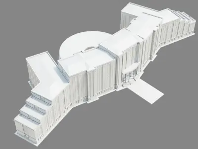 University Building ID050 3D model