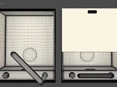 Retractable window mixer BLANCO 3D model