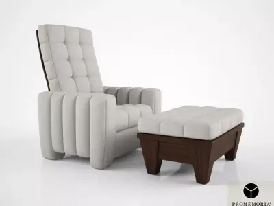 Promemoria Reclining armchair 3D model