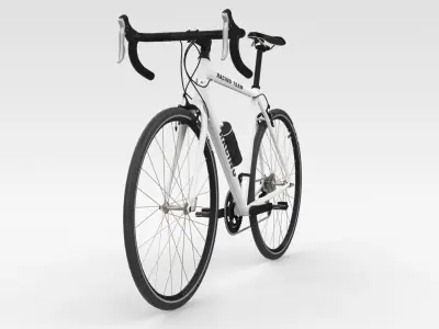 Racing Bicycle - Grey 3D model