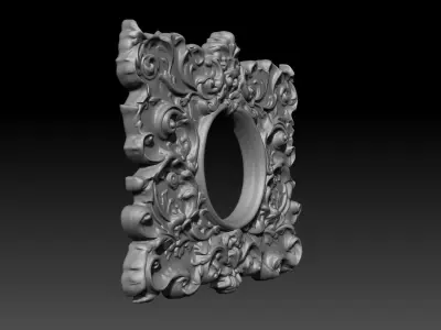 Bas relief Frame 240506 04 3D print model