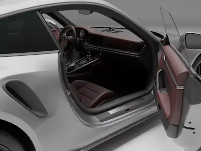 Porsche 911 Turbo S 2025  3D model
