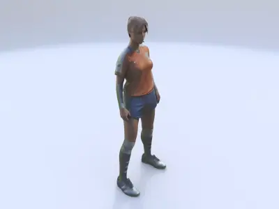 Soccer 3D model