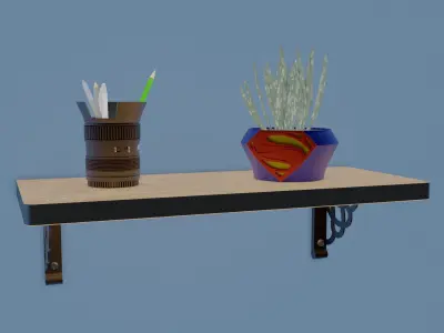 Shelf Bracket  8 3D print model