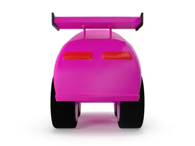 car toy Low-poly 3D model