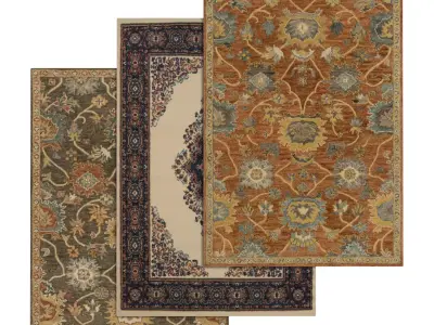Rug Set 1003 3D model