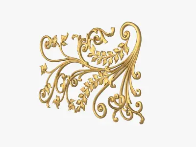 Classic decor ornament 258 3D model