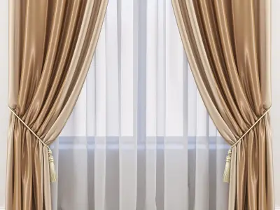 Set 75 Curtains 3D model