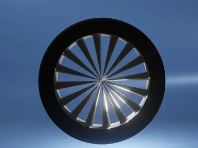 Car tire Free low-poly 3D model by AdiDesigns