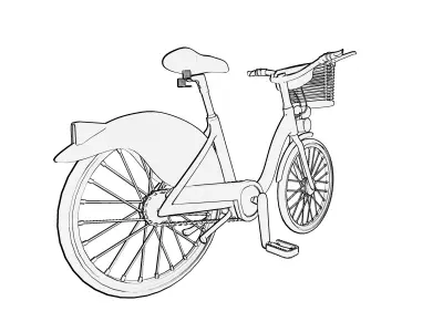 Bike 01 3D model