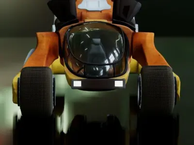 BUJJI CAR-FUTURISTIC VEHICLE 3D model