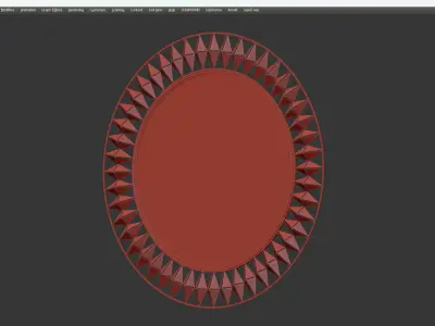 Forever Accent Mirror Low-poly 3D model