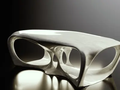 Modern table 3D model purchase