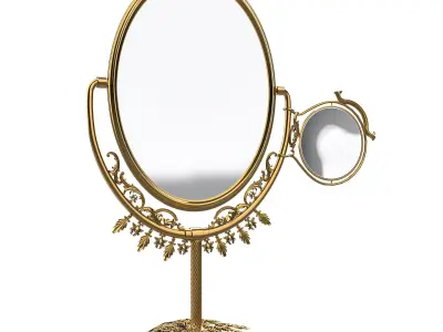 Antique Mirror 3D model buy