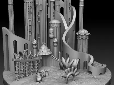 Atlantica little mermaid 3D print model