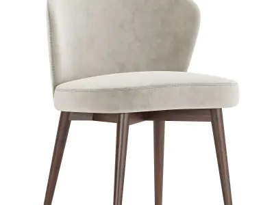Fargo dining chair 3D model
