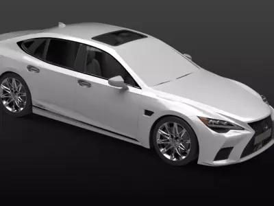 Lexus LX 550h 3D model