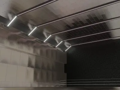 Sci-Fi Interior SCENE futuristic 3D model