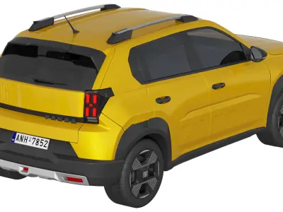 Fiat Grande Panda 2025 3D model