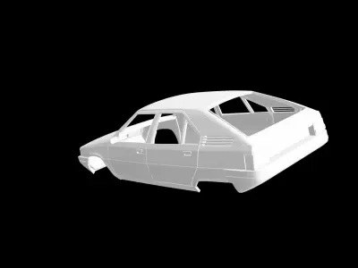 Citroen BX 3D print model